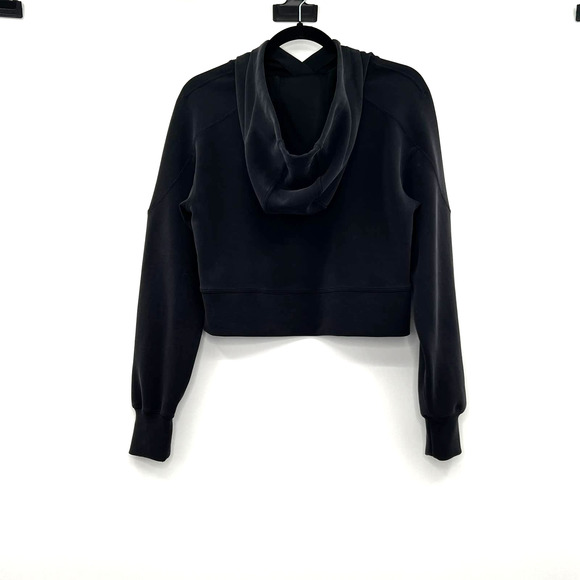 Lululemon Get Centered gray Softstreme Cut Out Hoodie - Picture 3 of 5